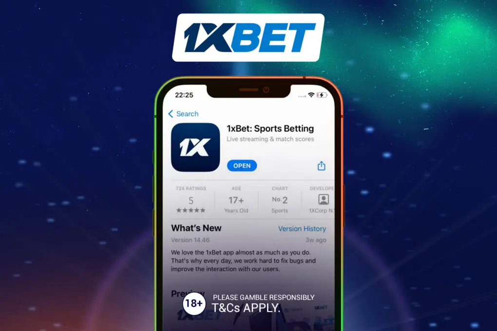 Interfaz móvil de 1xbet
